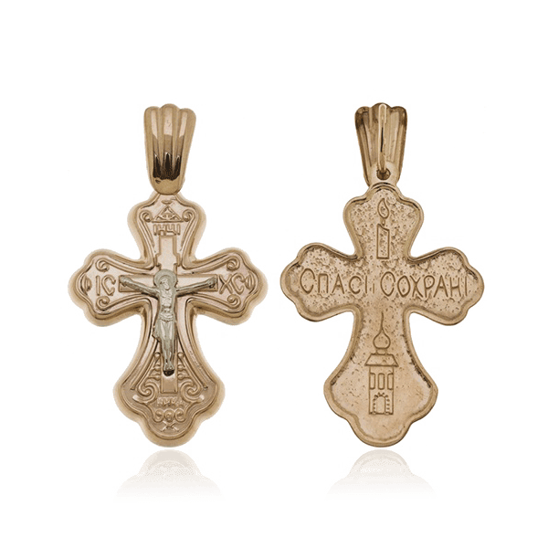 Золотой крестик Спаси и Сохрани 028751 детальное изображение ювелирного изделия Золотые крестики православные Золотой крестик Спаси и Сохрани 028751 детальное изображение ювелирного изделия Золотые крестики православные