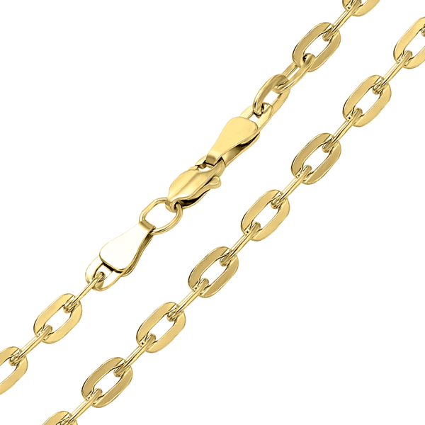 Золотая цепочка в желтом золоте литой якорь 038289 детальное изображение ювелирного изделия Полновесные золотые цепочки