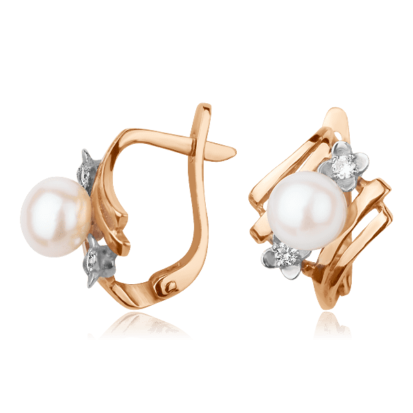 Золотые серьги с жемчугом 500706 детальное изображение ювелирного изделия Золотые серьги с жемчугом Золотые серьги с жемчугом 500706 детальное изображение ювелирного изделия Золотые серьги с жемчугом