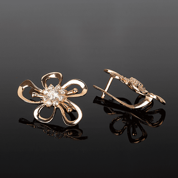 зотые серьги с английским замком фото зотые серьги с английским замком фото