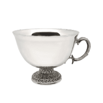 обзорное фото Серебряная чайная чашка 024182  Серебряные чашки