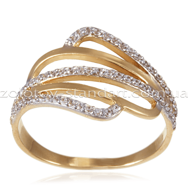 Золотое кольцо 12204 детальное изображение ювелирного изделия Золотые кольца с фианитом Золотое кольцо 12204 детальное изображение ювелирного изделия Золотые кольца с фианитом