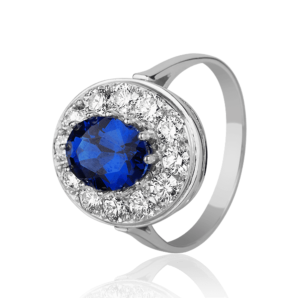 Золотое кольцо с сапфиром