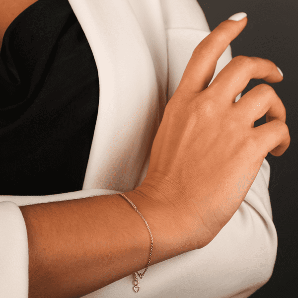 золотой браслет с бриллиантами