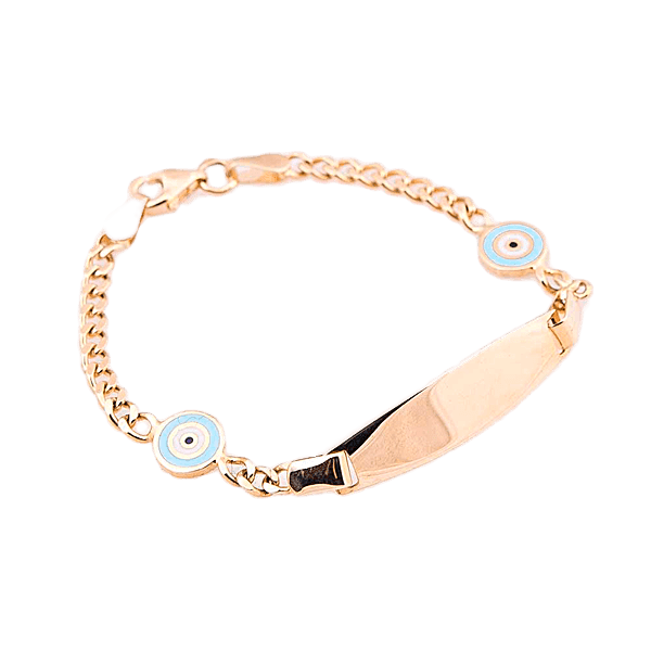 Золотий дитячий браслет з емаллю 025202 детальне зображення ювелірного виробу Золотий дитячий браслет з емаллю 025202 детальне зображення ювелірного виробу