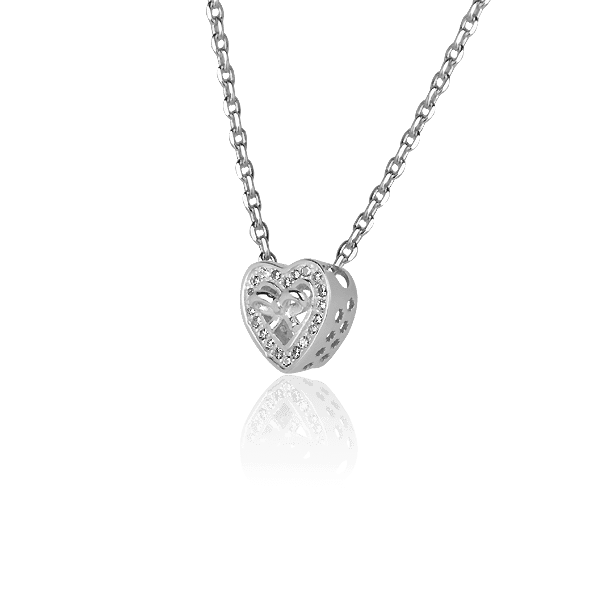 Серебряная цепочка якорное с серцем Серебряная цепочка якорное с серцем