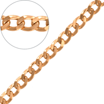 обзорное фото Золотая цепочка Гурмет 13606  Гурмет плетение золотых цепочек