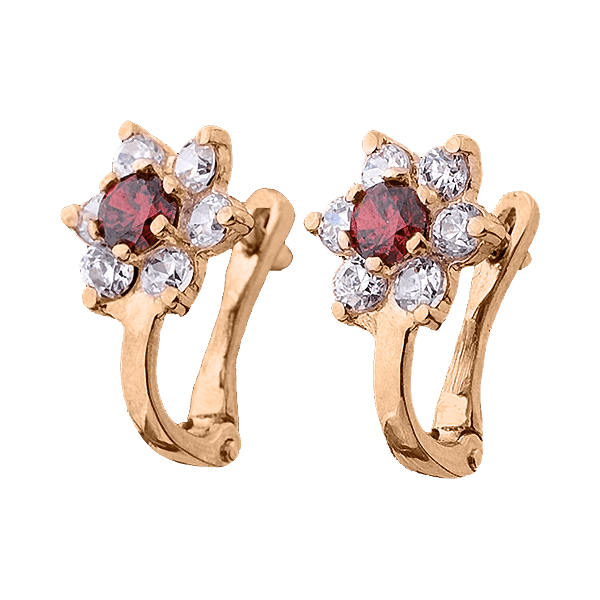 Золотые серьги с фианитами 025241 детальное изображение ювелирного изделия Золотые серьги с фианитом Золотые серьги с фианитами 025241 детальное изображение ювелирного изделия Золотые серьги с фианитом