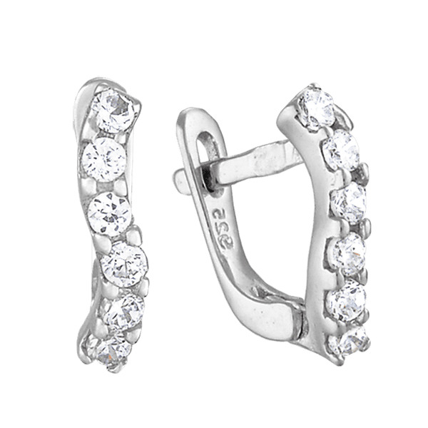 Серебряные серьги С2Ф/333 детальное изображение ювелирного изделия Серебряные серьги с камнями Серебряные серьги С2Ф/333 детальное изображение ювелирного изделия Серебряные серьги с камнями