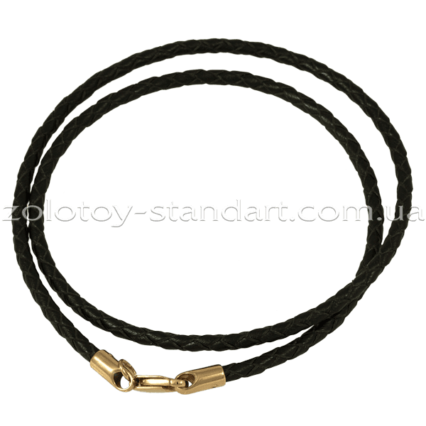 Кожаный шнурок с золотой застежкой 950037 детальное изображение ювелирного изделия Шнурки с золотом Кожаный шнурок с золотой застежкой 950037 детальное изображение ювелирного изделия Шнурки с золотом