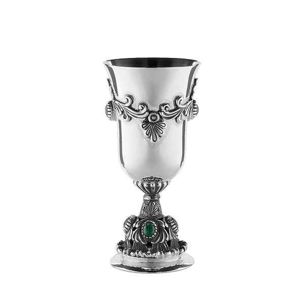 Элитная серебряная рюмка с корундом Герцог 033153 детальное изображение ювелирного изделия Серебряные рюмки, стопки Элитная серебряная рюмка с корундом Герцог 033153 детальное изображение ювелирного изделия Серебряные рюмки, стопки