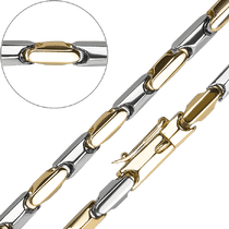 обзорное фото Золотая цепочка для мужчин тяжелая 032147 Полновесные золотые цепочки обзорное фото Золотая цепочка для мужчин тяжелая 032147  Полновесные золотые цепочки