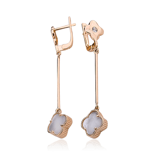 Золотые серьги Ван клиф Золотые серьги Ван клиф