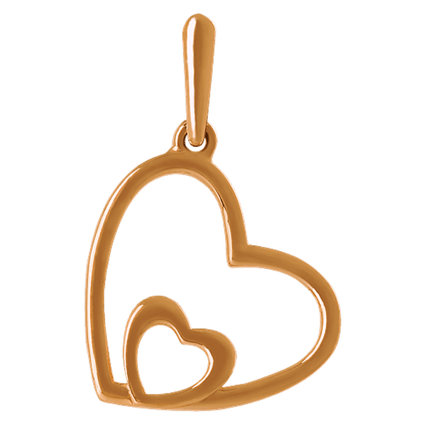 Золотой кулон Сердце 023667 детальное изображение ювелирного изделия Золотые подвески сердечка Золотой кулон Сердце 023667 детальное изображение ювелирного изделия Золотые подвески сердечка