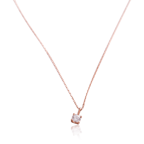 Золотая цепочка с подвеской с фианитом 032819 детальное изображение ювелирного изделия Золотые колье с камнями Золотая цепочка с подвеской с фианитом 032819 детальное изображение ювелирного изделия Золотые колье с камнями