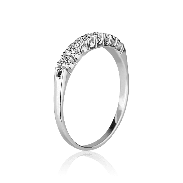 Кольцо с бриллиантами в белом золоте Киев