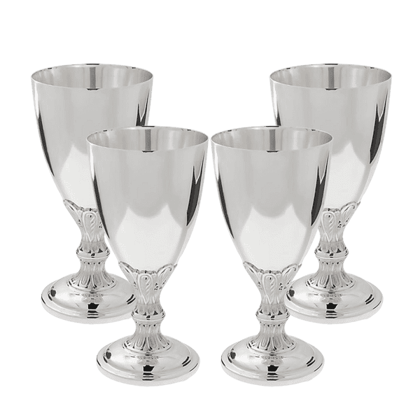 Набор серебряных бокалов 036349 детальное изображение ювелирного изделия Наборы столового серебра Набор серебряных бокалов 036349 детальное изображение ювелирного изделия Наборы столового серебра