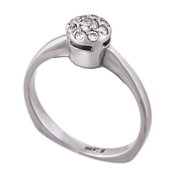 Золотое кольцо с цирконием 101249 детальное изображение ювелирного изделия Золотые кольца с фианитом Золотое кольцо с цирконием 101249 детальное изображение ювелирного изделия Золотые кольца с фианитом