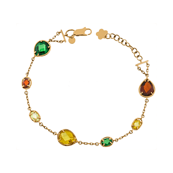 Браслет из желтого золота 893034 детальное изображение ювелирного изделия Золотые браслеты с цирконием (фианитами) Браслет из желтого золота 893034 детальное изображение ювелирного изделия Золотые браслеты с цирконием (фианитами)