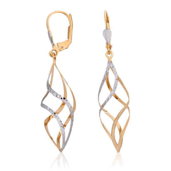 Золотые серьги 80343 детальное изображение ювелирного изделия Золотые серьги подвески Золотые серьги 80343 детальное изображение ювелирного изделия Золотые серьги подвески