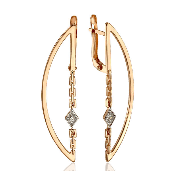 Трендовые золотые серьги в минималистическом дизайне 033721 детальное изображение ювелирного изделия Золотые серьги Трендовые золотые серьги в минималистическом дизайне 033721 детальное изображение ювелирного изделия Золотые серьги