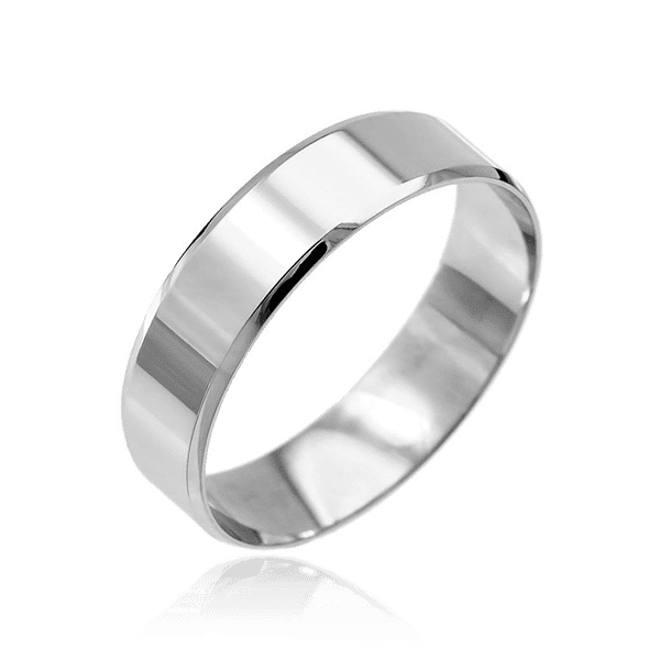 Обручальное кольцо из белого золота без камней 036716 детальное изображение ювелирного изделия Золотые кольца Обручальное кольцо из белого золота без камней 036716 детальное изображение ювелирного изделия Золотые кольца