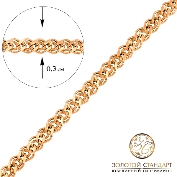 Золотий ланцюг Нонна 11605 детальне зображення ювелірного виробу