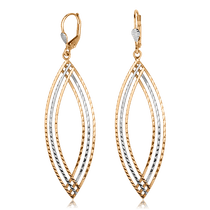 оглядове фото Золоті сережки 80241