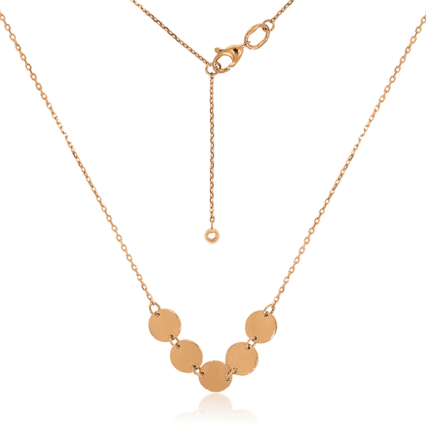 Золотое колье на шею с глянцевыми Монетами 036962 детальное изображение ювелирного изделия Золотые цепочки Золотое колье на шею с глянцевыми Монетами 036962 детальное изображение ювелирного изделия Золотые цепочки