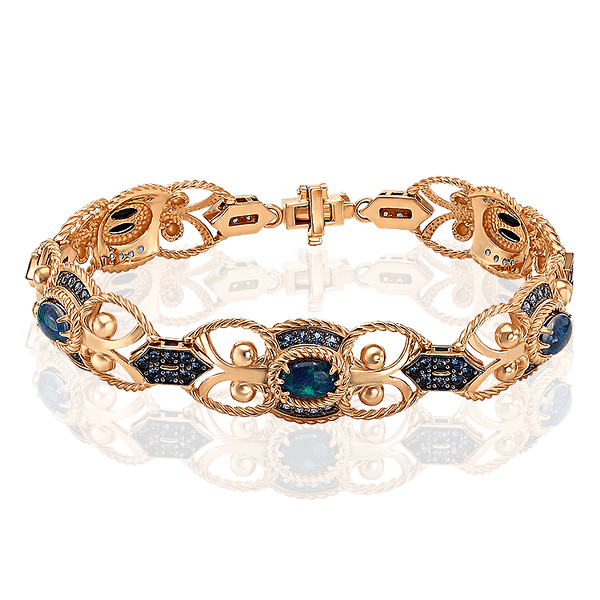 браслет массивный с опалом браслет массивный с опалом