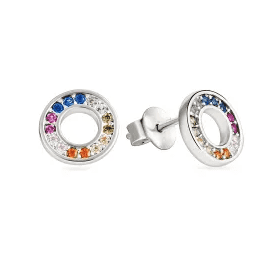 Серебряные серьги с цветными фианитами 037883 детальное изображение ювелирного изделия Серебряные серьги с камнями Серебряные серьги с цветными фианитами 037883 детальное изображение ювелирного изделия Серебряные серьги с камнями