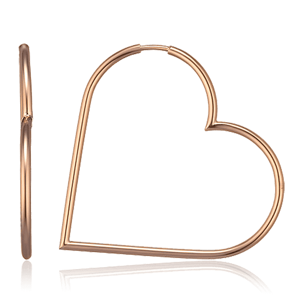 Стильные золотые серьги Влюбленность 032723 детальное изображение ювелирного изделия Золотые серьги без вставок Стильные золотые серьги Влюбленность 032723 детальное изображение ювелирного изделия Золотые серьги без вставок