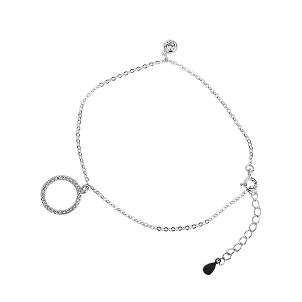 Серебряный браслет на ногу с фианитами 027747 детальное изображение ювелирного изделия Серебряные браслеты на ногу Серебряный браслет на ногу с фианитами 027747 детальное изображение ювелирного изделия Серебряные браслеты на ногу