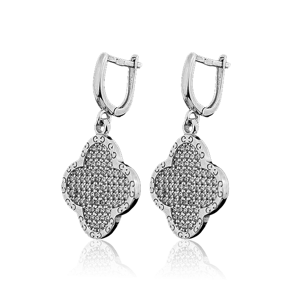 Серьги из белого золота Серьги из белого золота