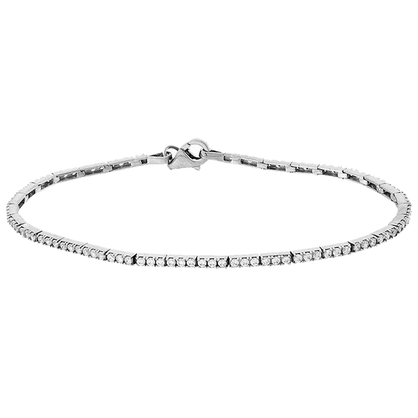 Женский теннисный браслет из белого золота 585 с фианитами 032312 детальное изображение ювелирного изделия Женские золотые браслеты Женский теннисный браслет из белого золота 585 с фианитами 032312 детальное изображение ювелирного изделия Женские золотые браслеты