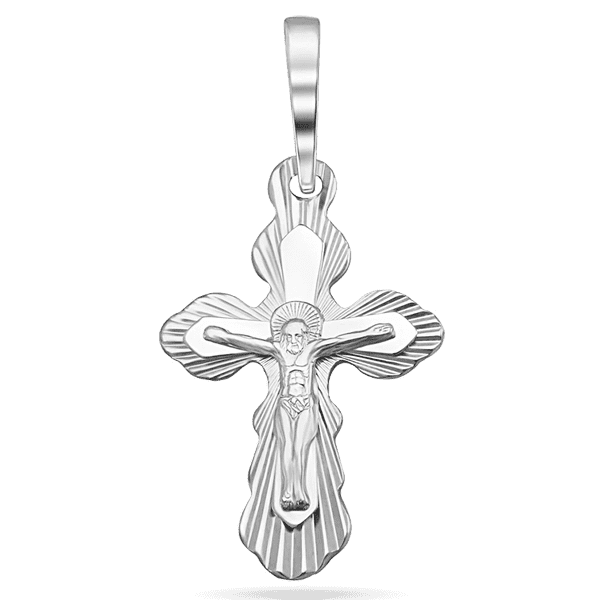 Детский православный крестик Спаси и Сохрани в белом золоте с алмазной гравировкой 039860 детальное изображение ювелирного изделия Золотые крестики православные Детский православный крестик Спаси и Сохрани в белом золоте с алмазной гравировкой 039860 детальное изображение ювелирного изделия Золотые крестики православные