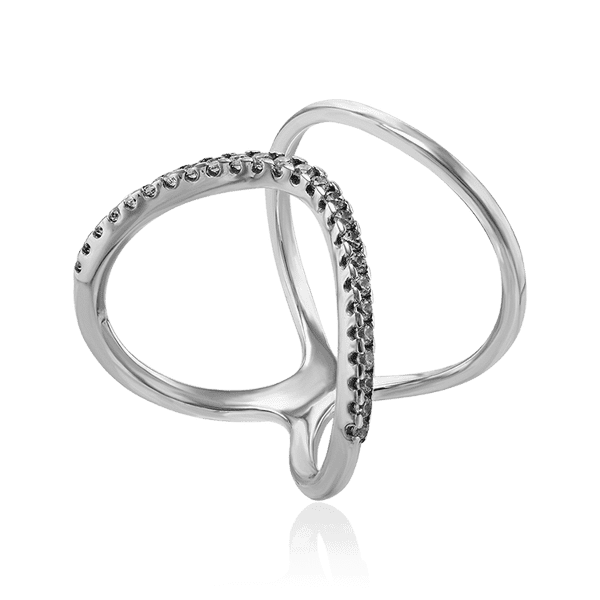 Серебряное кольцо на фалангу с фианитами 034752 детальное изображение ювелирного изделия Серебряные кольца Серебряное кольцо на фалангу с фианитами 034752 детальное изображение ювелирного изделия Серебряные кольца