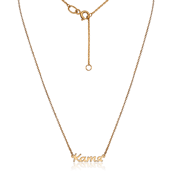 Именное колье из золота 585 пробы Катя 033225 детальное изображение ювелирного изделия Именные золотые колье Именное колье из золота 585 пробы Катя 033225 детальное изображение ювелирного изделия Именные золотые колье