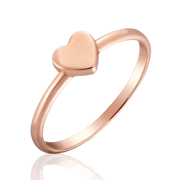 Нежное золотое кольцо Сердце 032505 детальное изображение ювелирного изделия Золотые кольца без вставок Нежное золотое кольцо Сердце 032505 детальное изображение ювелирного изделия Золотые кольца без вставок