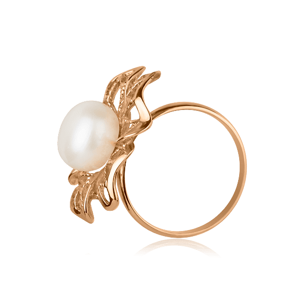 золотое кольцо с жемчугом  золотое кольцо с жемчугом