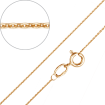 обзорное фото Золотая цепочка Дойч 12650  Дойч плетение золотых цепочек