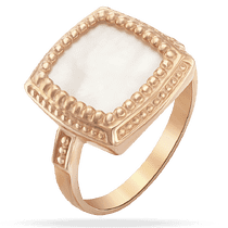 обзорное фото Золотое кольцо с перламутром 037136 Золотые кольца с перламутром обзорное фото Золотое кольцо с перламутром 037136  Золотые кольца с перламутром