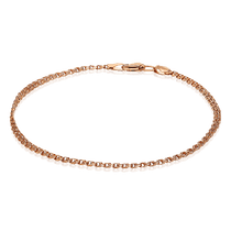 обзорное фото Золотой браслет классический Бисмарк 034097 Золотые браслеты обзорное фото Золотой браслет классический Бисмарк 034097  Золотые браслеты