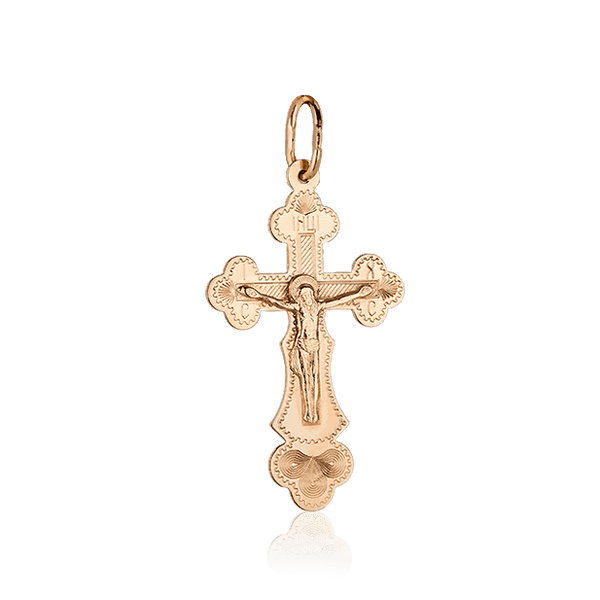 Золотой подвес 3439/00 детальное изображение ювелирного изделия Золотые крестики Золотой подвес 3439/00 детальное изображение ювелирного изделия Золотые крестики