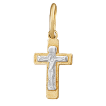 обзорное фото Серебряный крестик П32/027  Серебряные подвески крестики