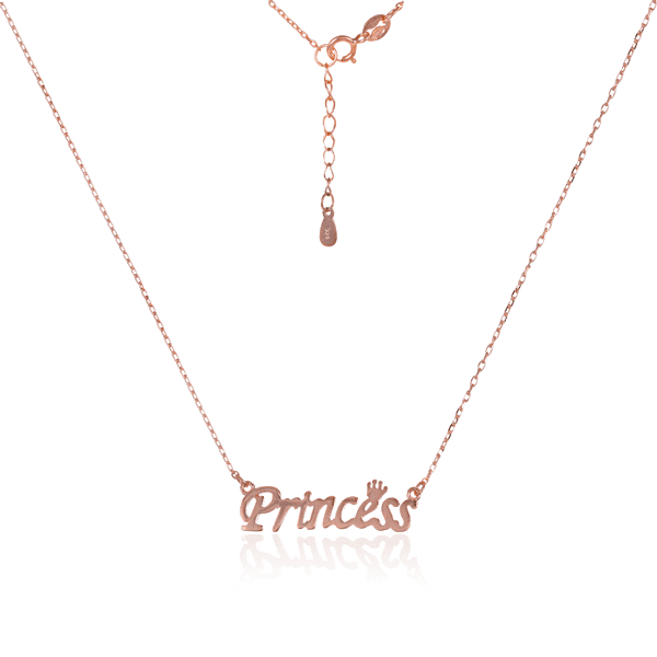 Позолоченое колье Princess 026218 детальное изображение ювелирного изделия Серебряные колье Позолоченое колье Princess 026218 детальное изображение ювелирного изделия Серебряные колье