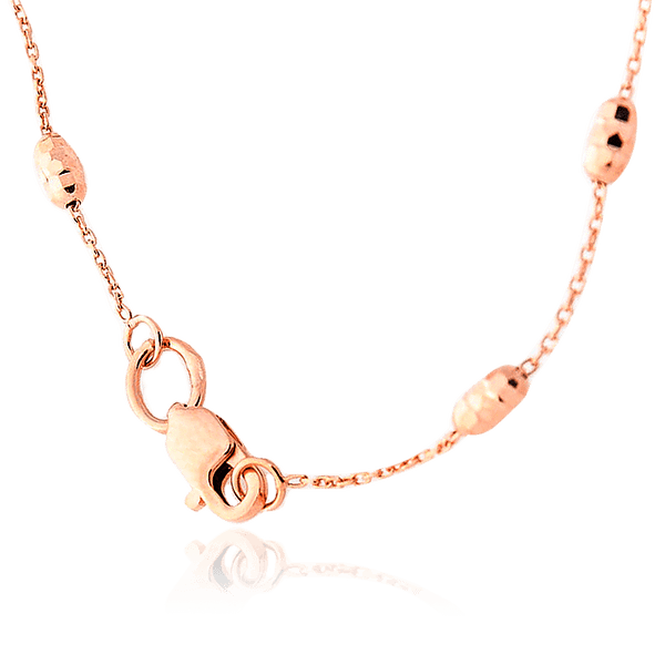 Браслет на ногу из красного золота 585 Минимализм Браслет на ногу из красного золота 585 Минимализм