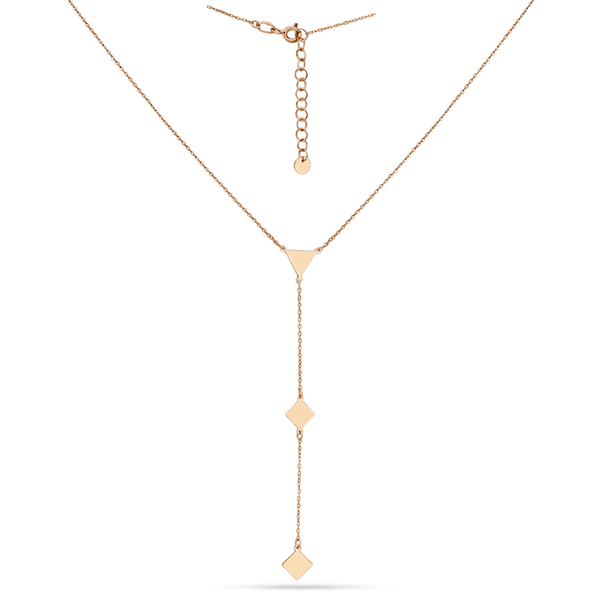 Стильное золотое колье на шею с треугольниками 035696 детальное изображение ювелирного изделия Золотое колье без камней Стильное золотое колье на шею с треугольниками 035696 детальное изображение ювелирного изделия Золотое колье без камней