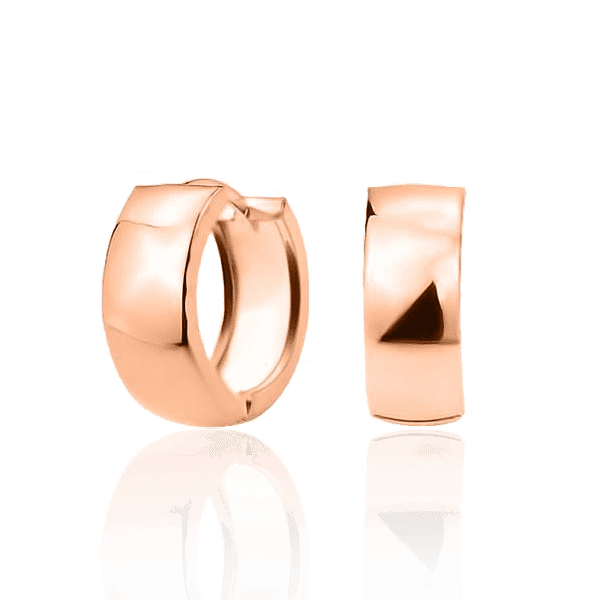 Золотые серьги конго 034242 детальное изображение ювелирного изделия Золотые серьги