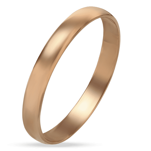 Золотое свадебное обручальное кольцо Счастливая история любви 033338 детальное изображение ювелирного изделия Классические обручальные кольца из золота